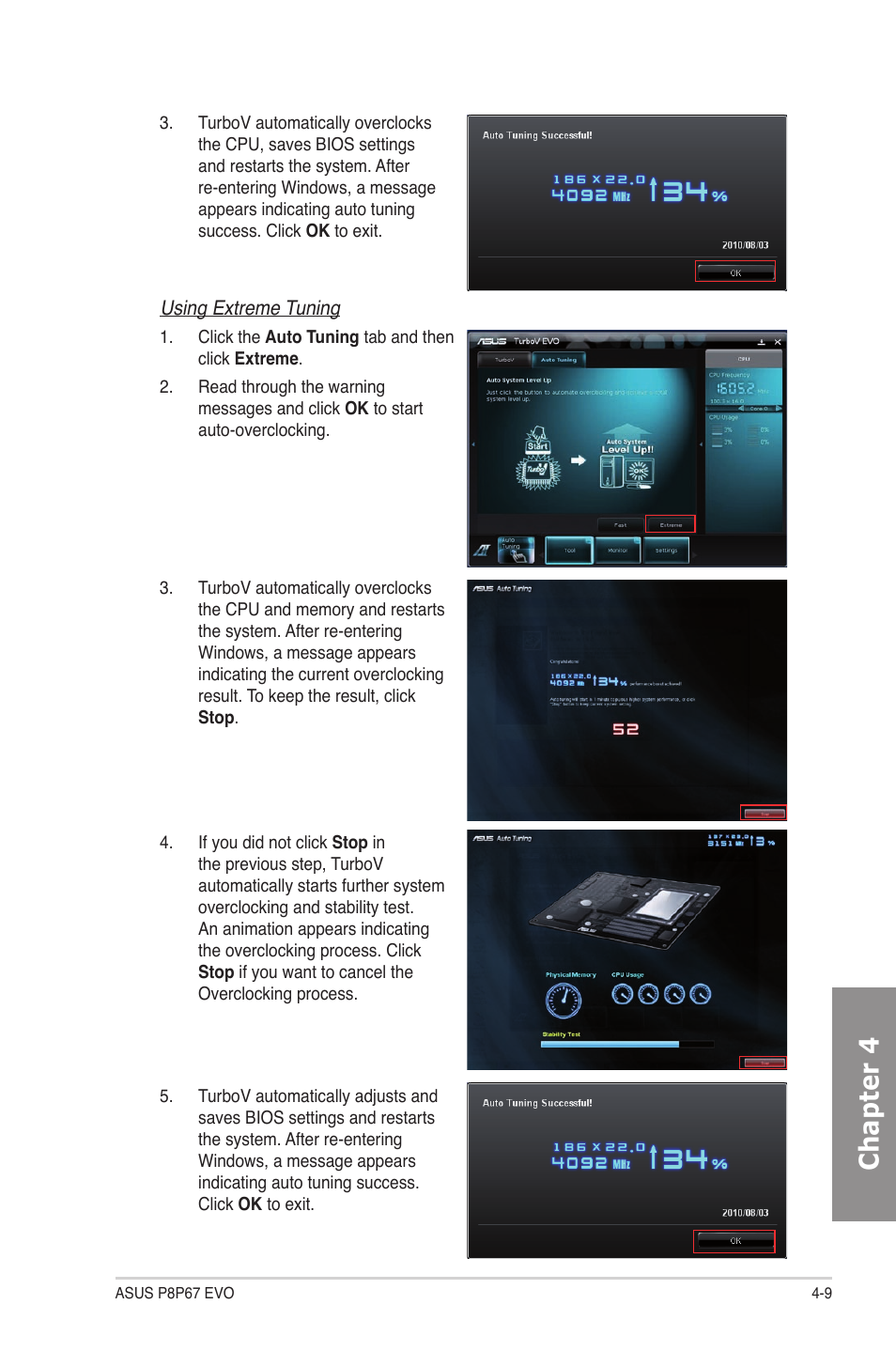Chapter 4 | Asus P8P67 EVO User Manual | Page 111 / 134
