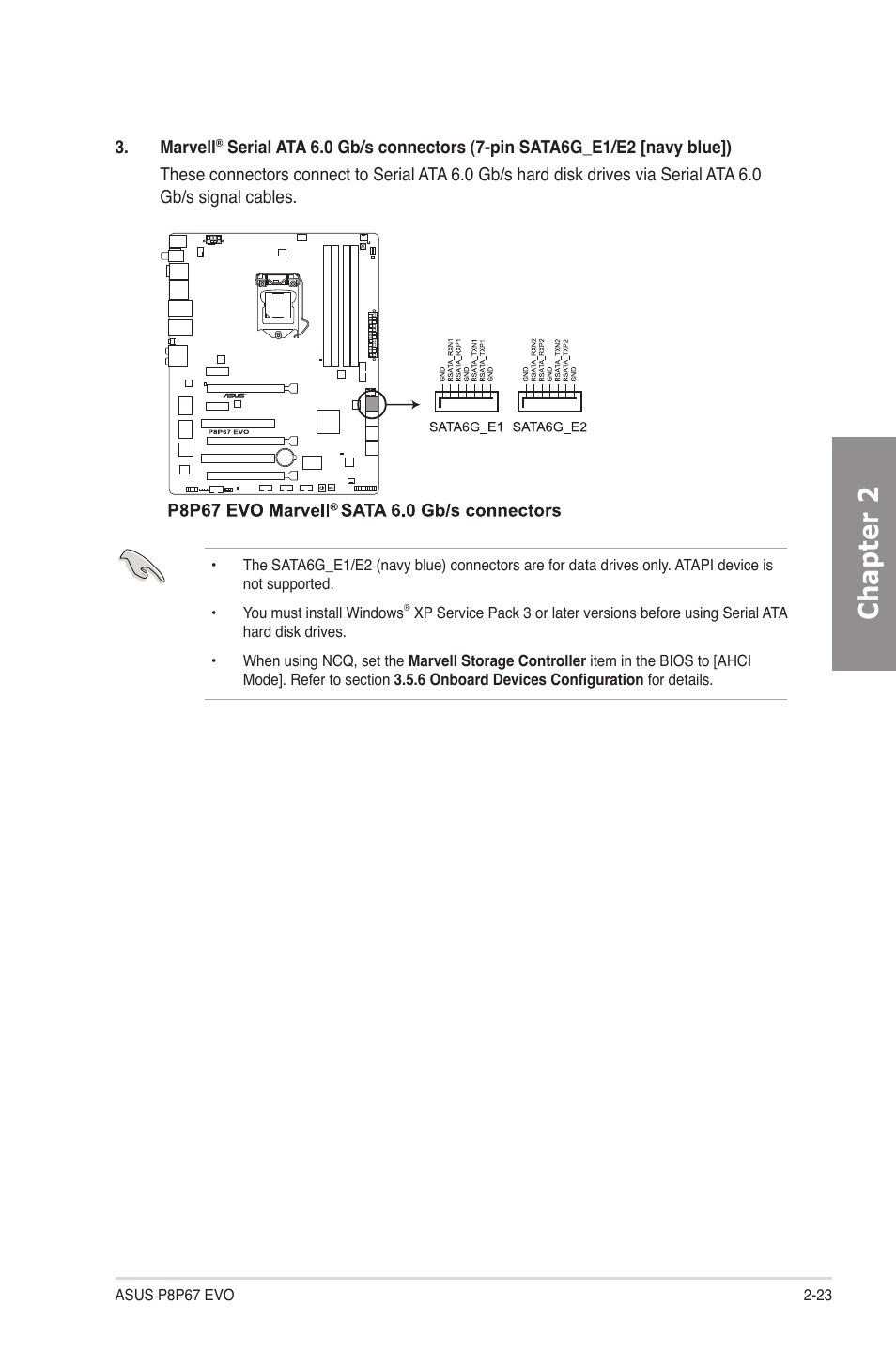 Chapter 2 | Asus P8P67 EVO User Manual | Page 41 / 134