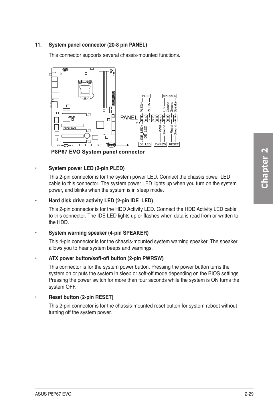 Chapter 2 | Asus P8P67 EVO User Manual | Page 47 / 134