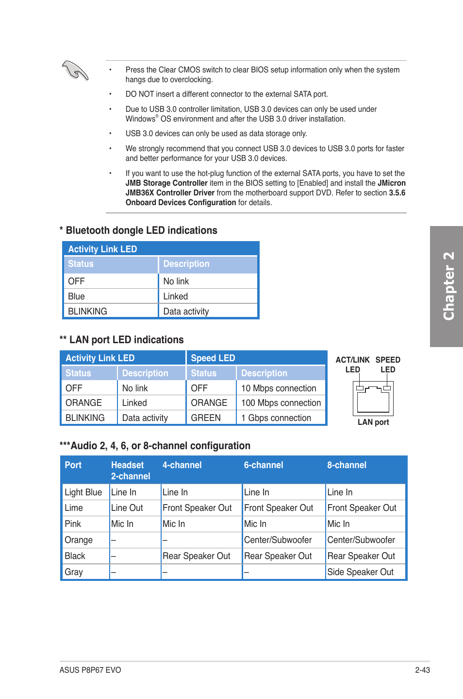 Chapter 2 | Asus P8P67 EVO User Manual | Page 61 / 134