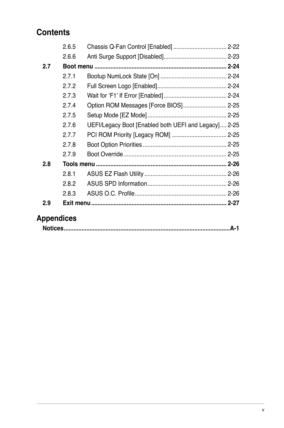 Asus P8H61-I LX R2.0/RM/SI User Manual | Page 5 / 66