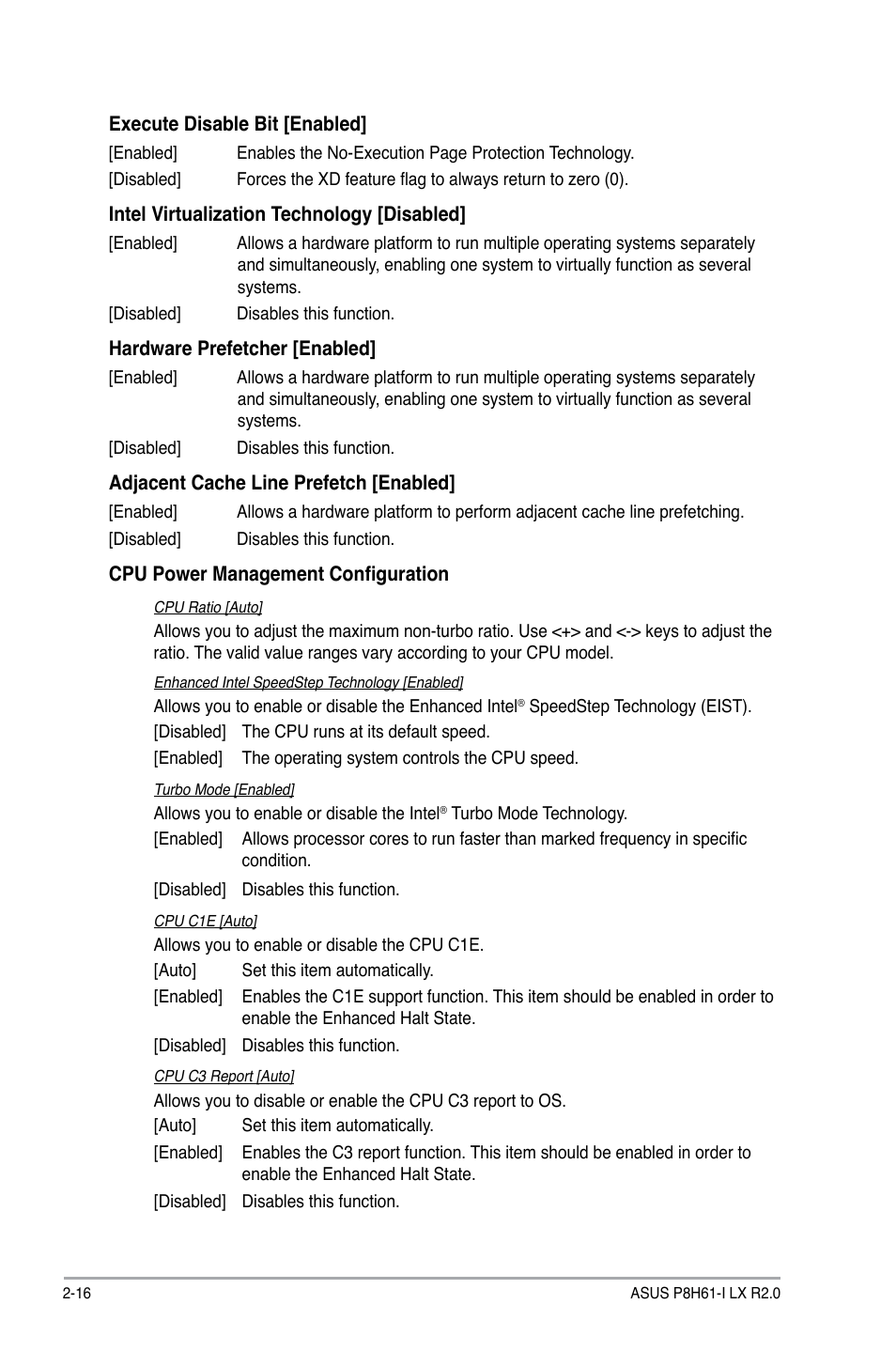 Asus P8H61-I LX R2.0/RM/SI User Manual | Page 50 / 66