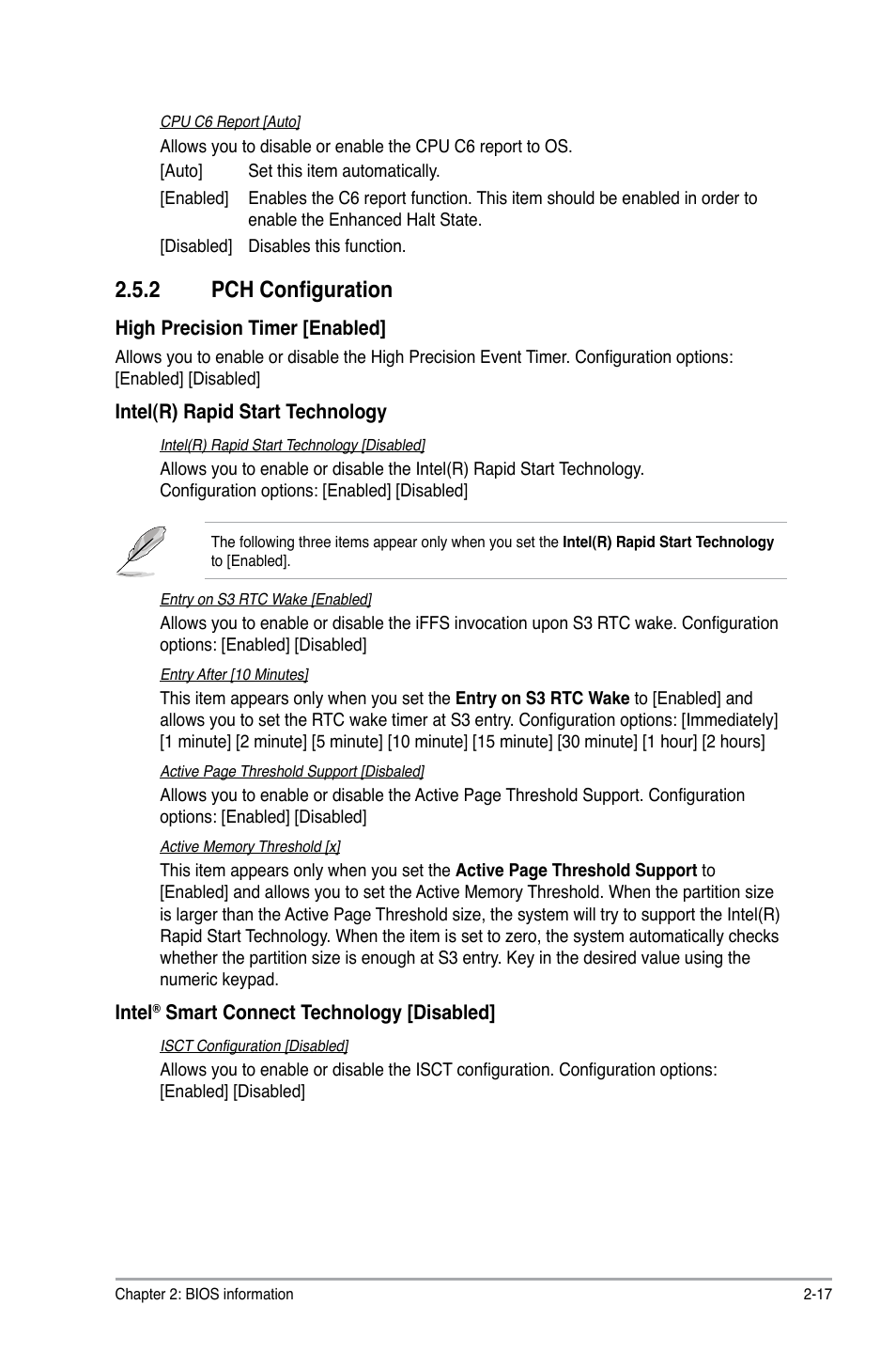 2 pch configuration, Pch configuration -17 | Asus P8H61-I LX R2.0/RM/SI User Manual | Page 51 / 66
