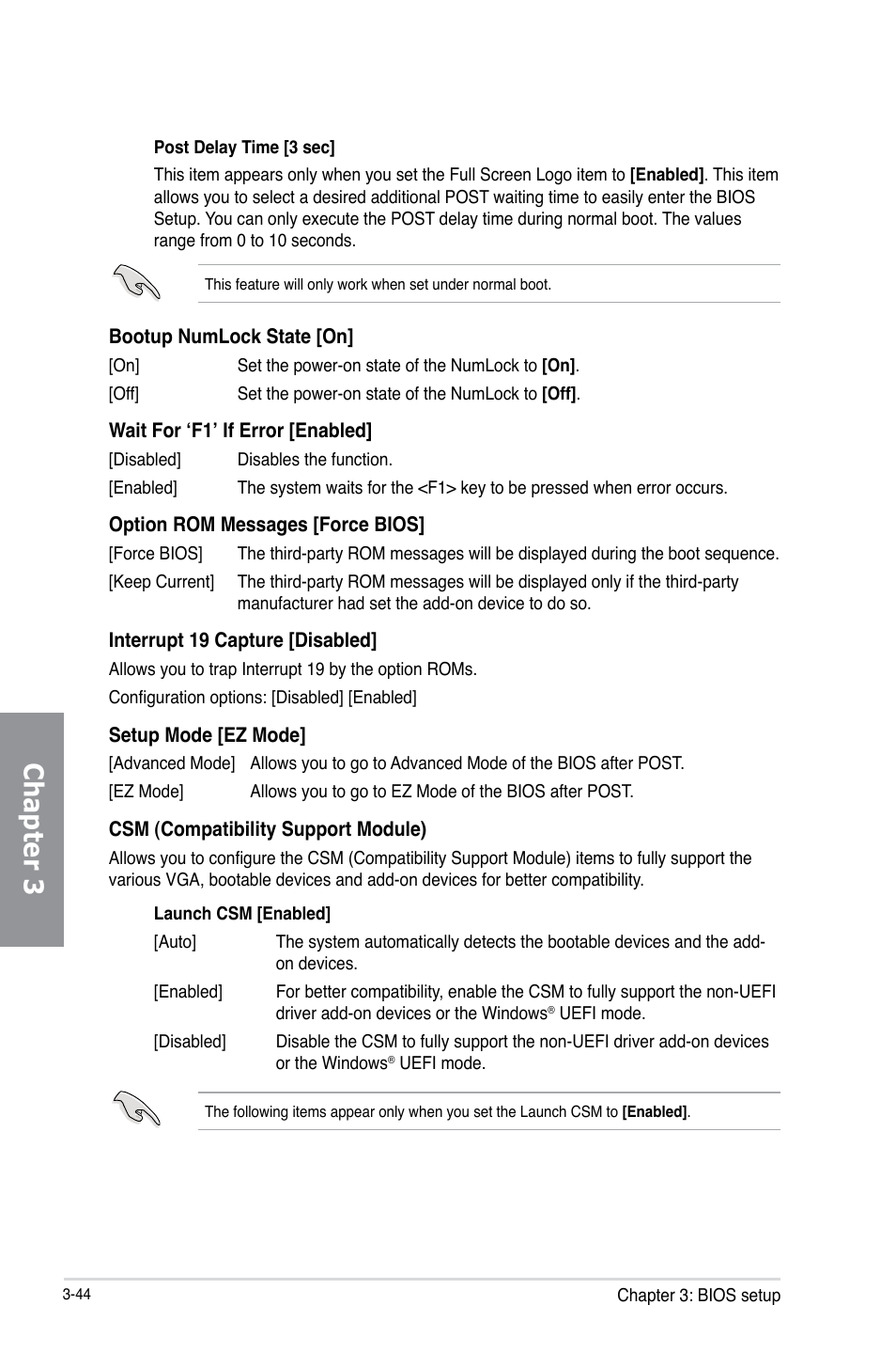 Chapter 3 | Asus P9D WS User Manual | Page 114 / 154