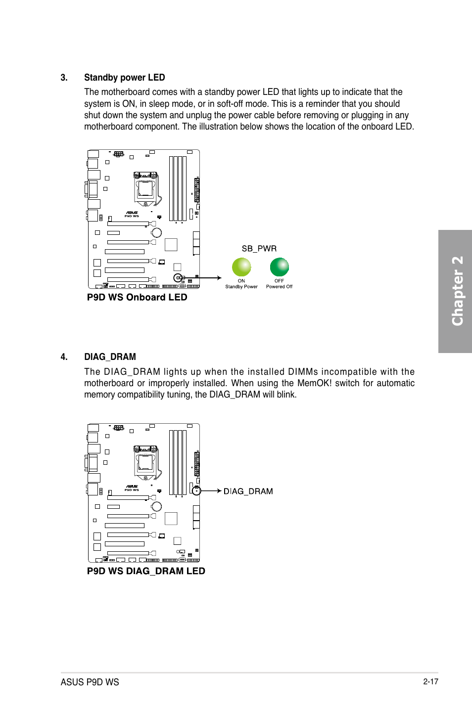 Chapter 2 | Asus P9D WS User Manual | Page 35 / 154