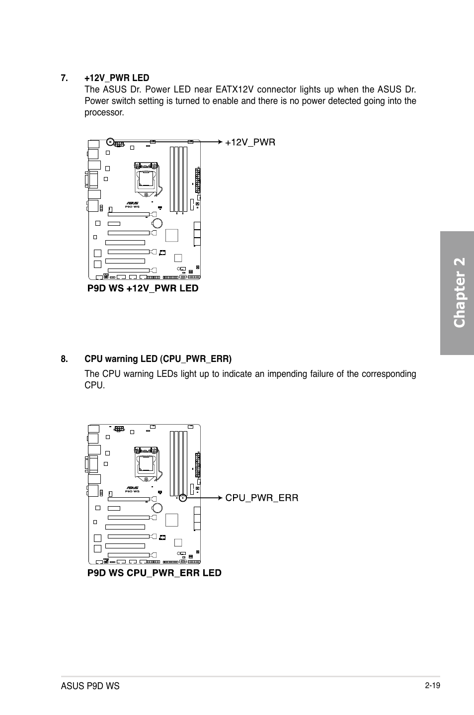 Chapter 2 | Asus P9D WS User Manual | Page 37 / 154