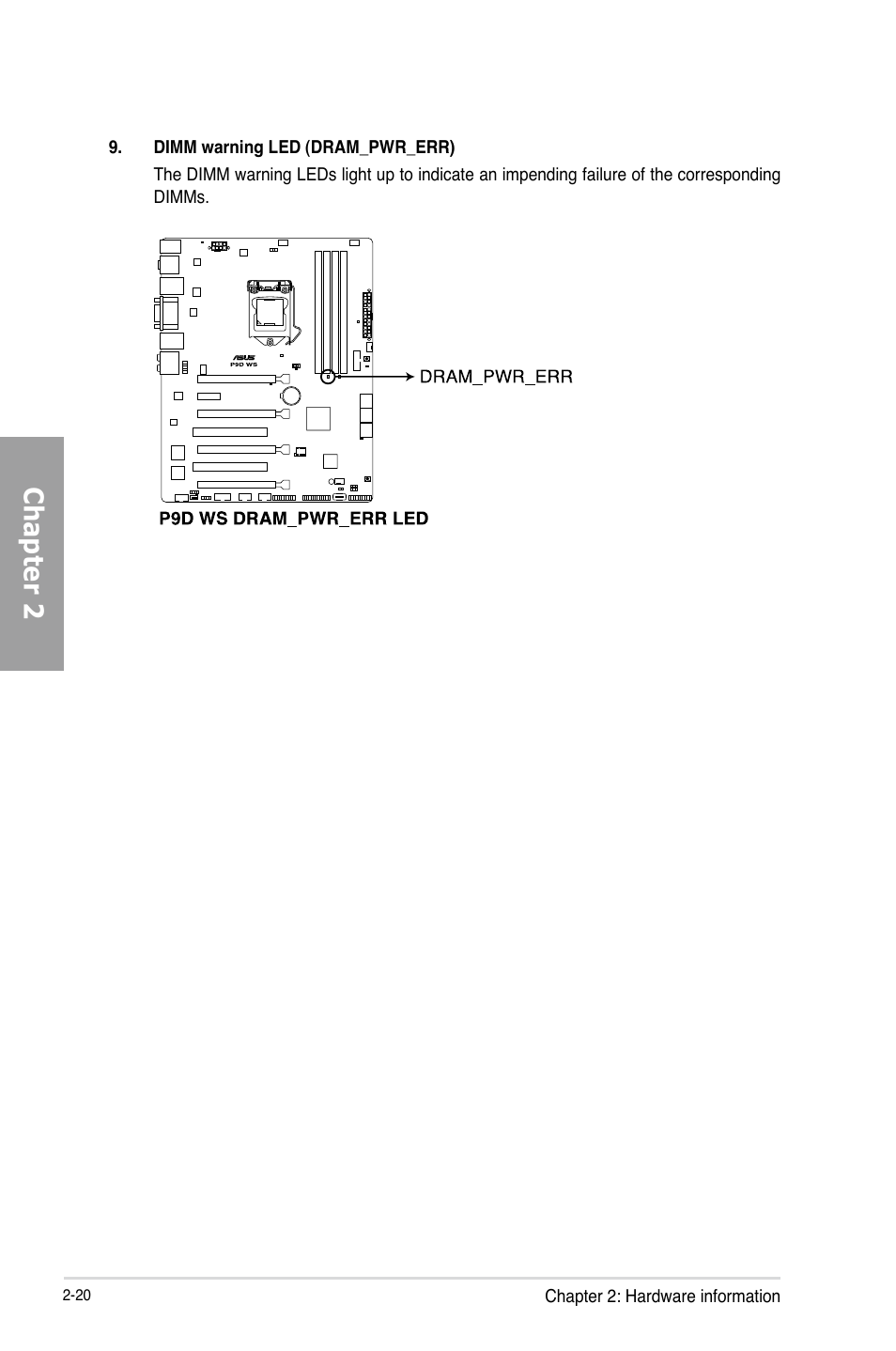 Chapter 2 | Asus P9D WS User Manual | Page 38 / 154