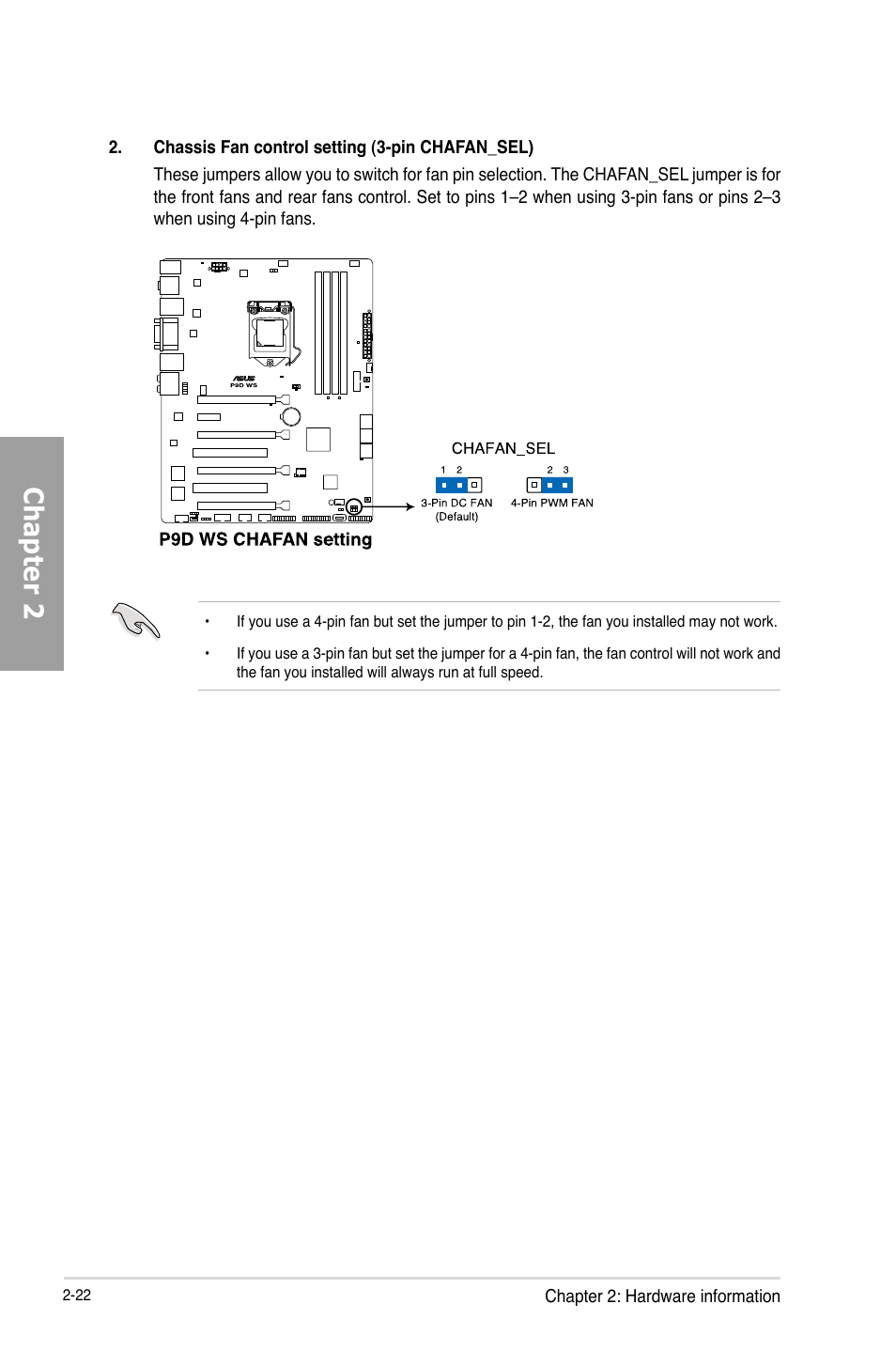 Chapter 2 | Asus P9D WS User Manual | Page 40 / 154