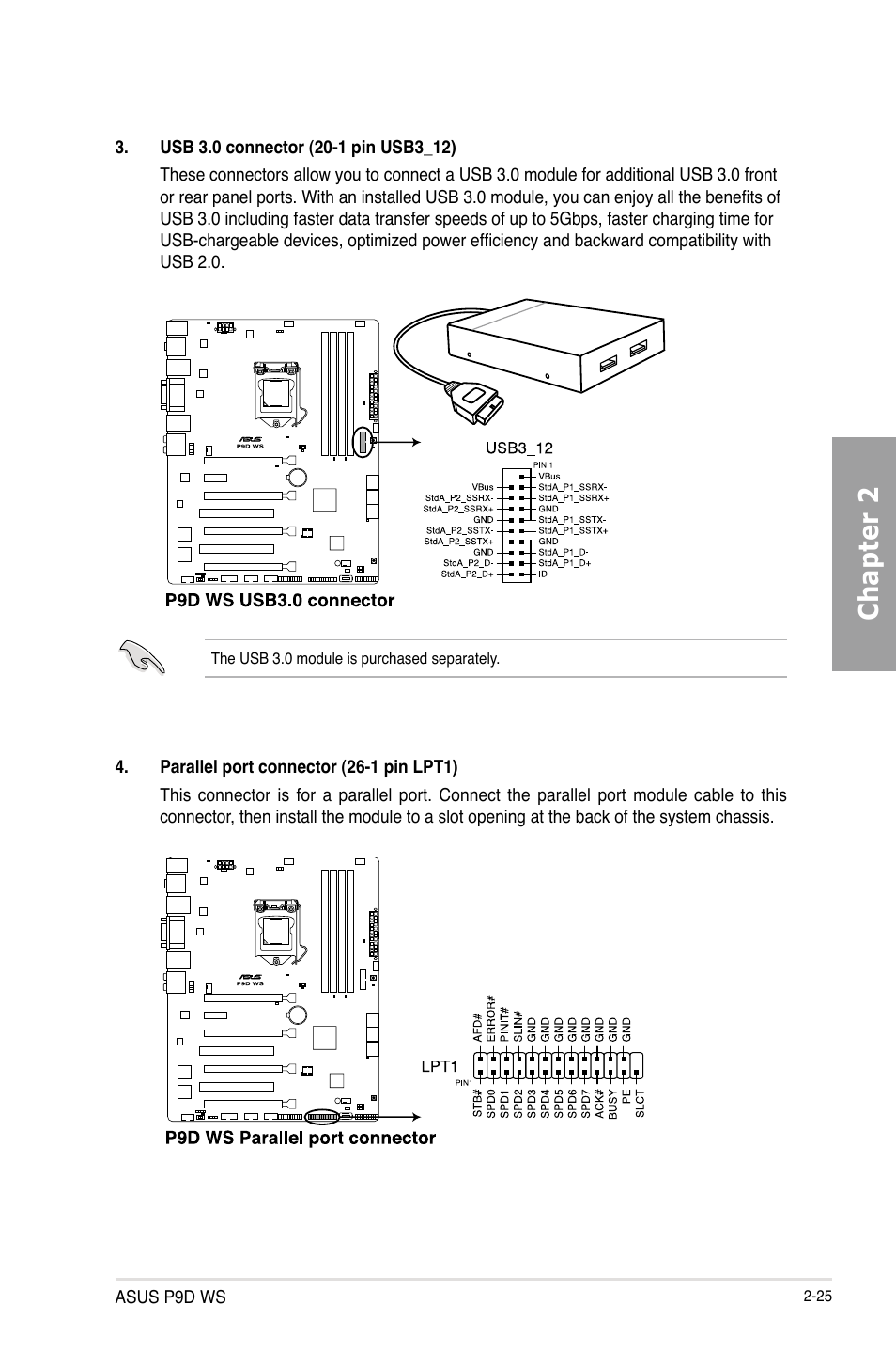 Chapter 2 | Asus P9D WS User Manual | Page 43 / 154