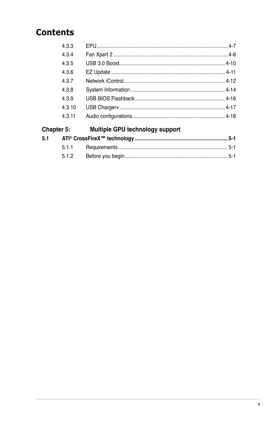 Asus P9D WS User Manual | Page 5 / 154