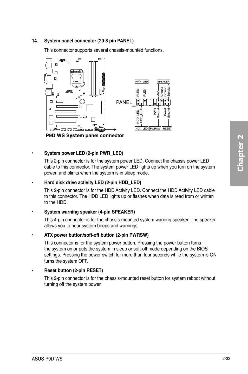 Chapter 2 | Asus P9D WS User Manual | Page 51 / 154