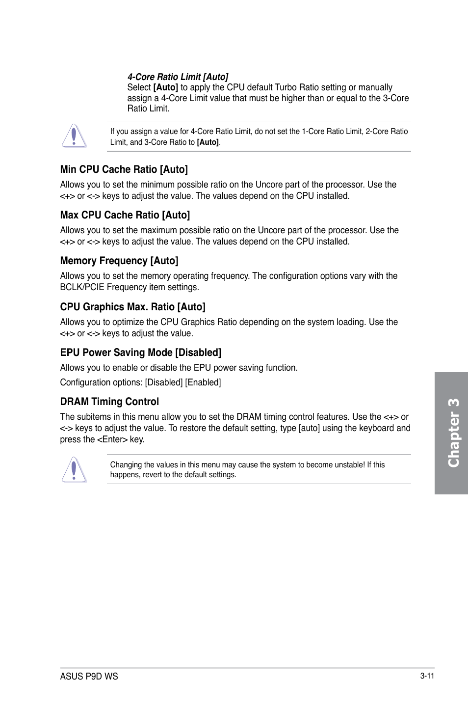 Chapter 3 | Asus P9D WS User Manual | Page 81 / 154
