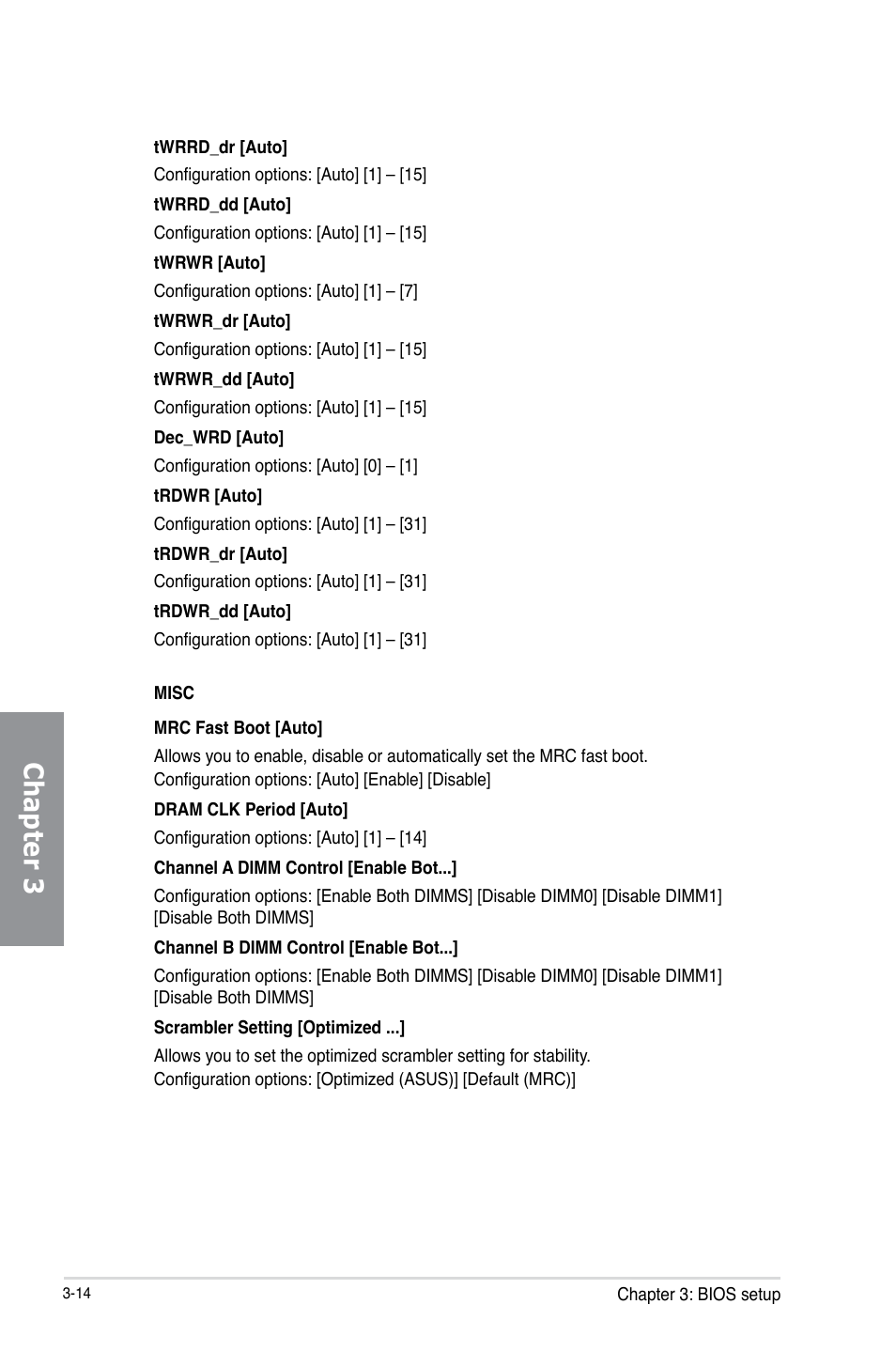 Chapter 3 | Asus P9D WS User Manual | Page 84 / 154