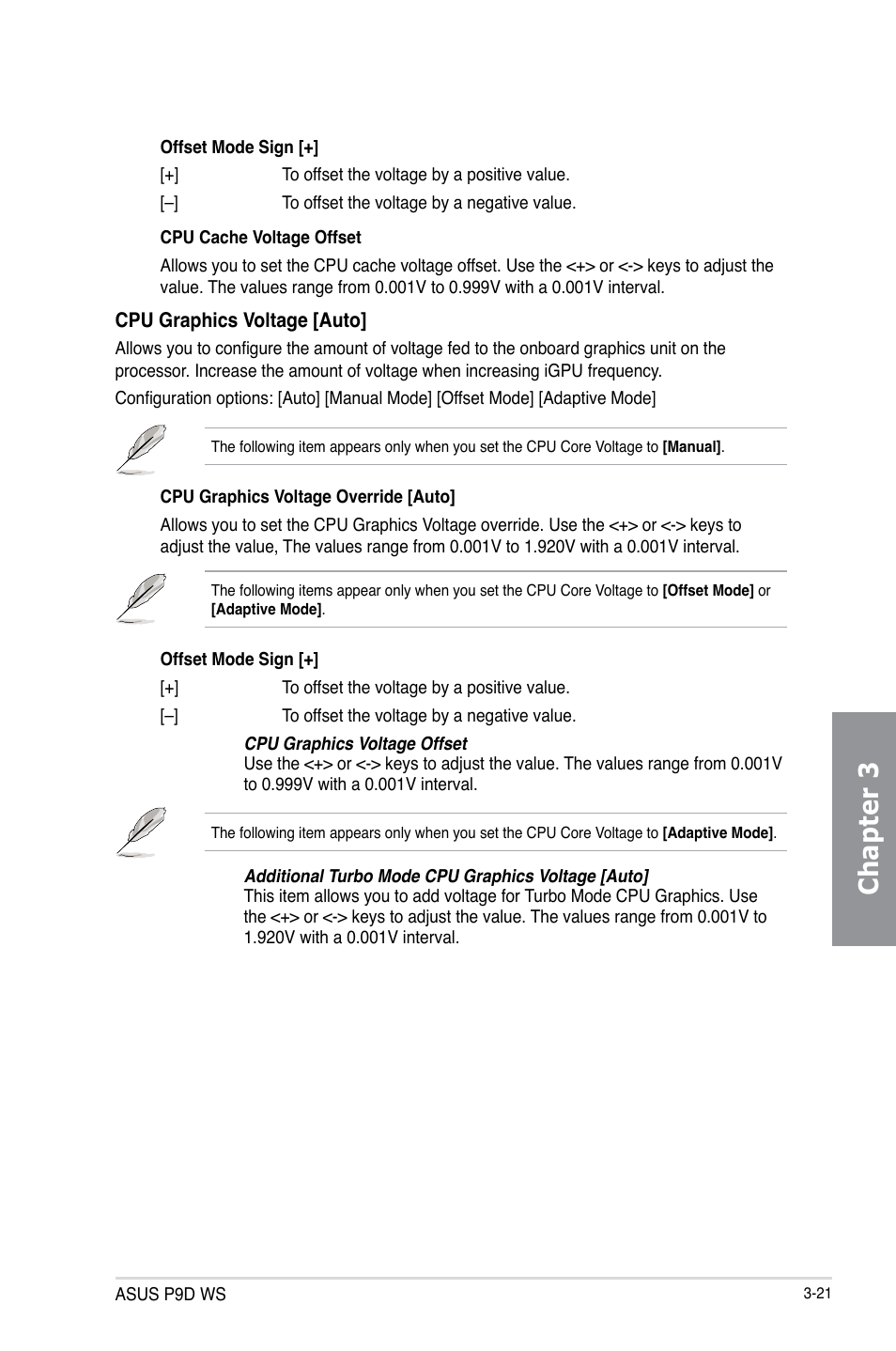 Chapter 3 | Asus P9D WS User Manual | Page 91 / 154