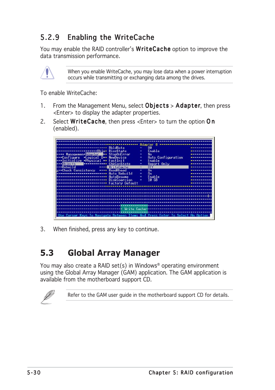 3 global array manager | Asus P5MT User Manual | Page 130 / 176