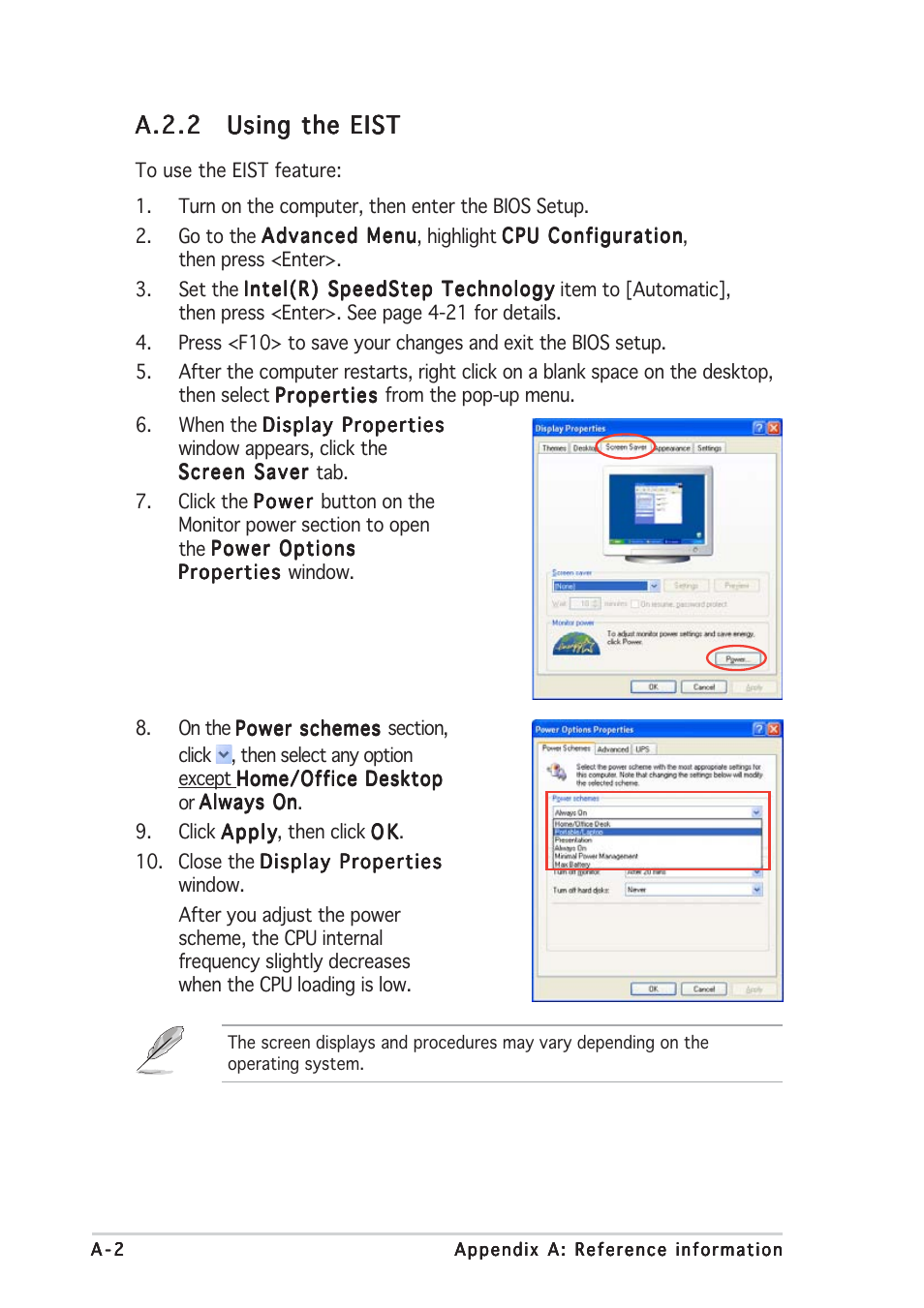 A.2.2 | Asus P5MT User Manual | Page 172 / 176