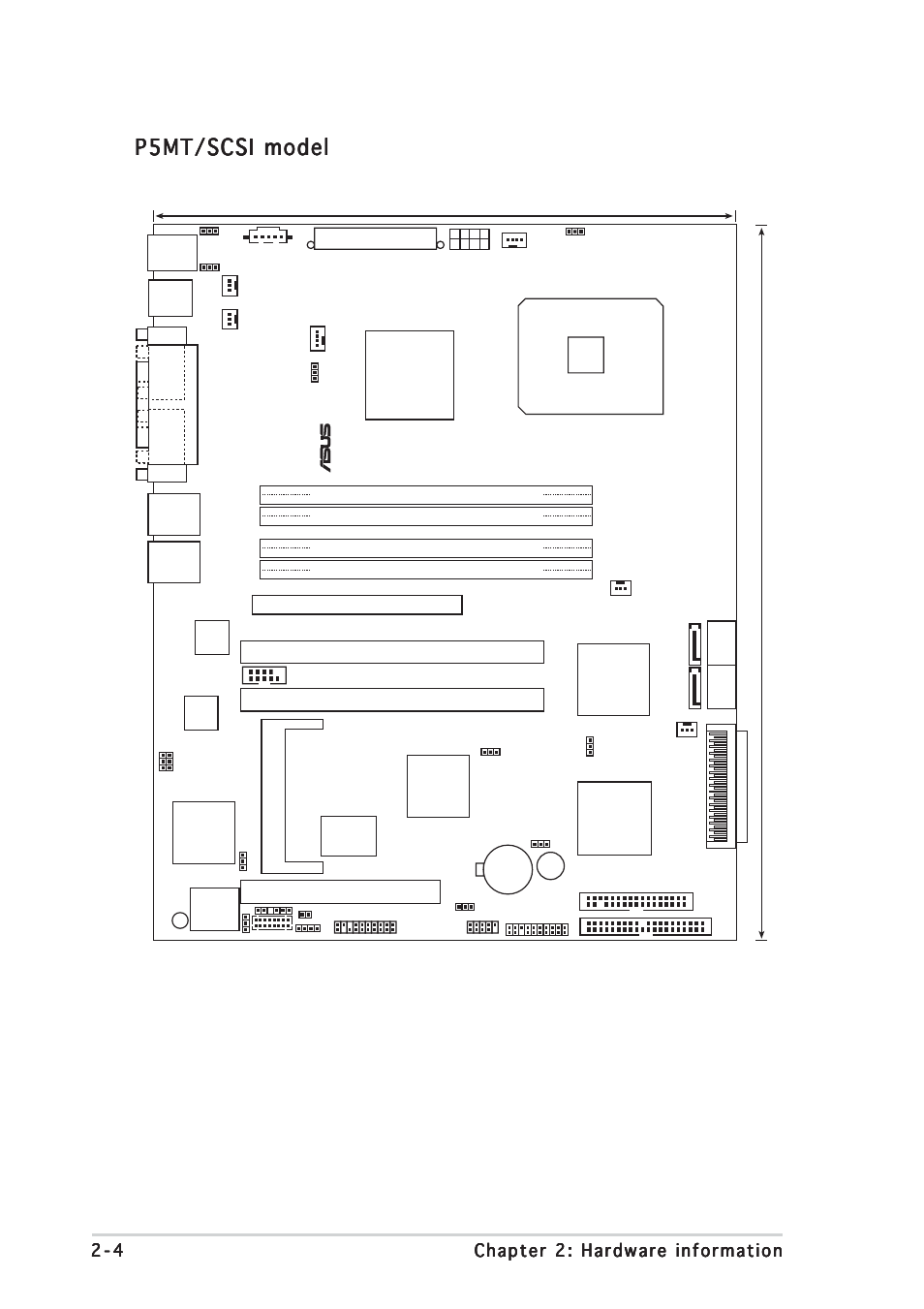 P5mt/scsi model | Asus P5MT User Manual | Page 24 / 176