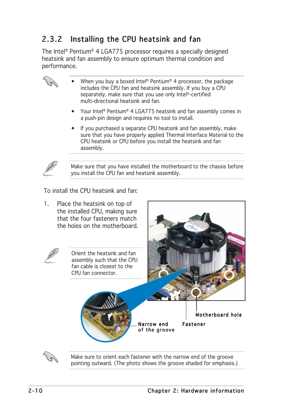 Asus P5MT User Manual | Page 30 / 176
