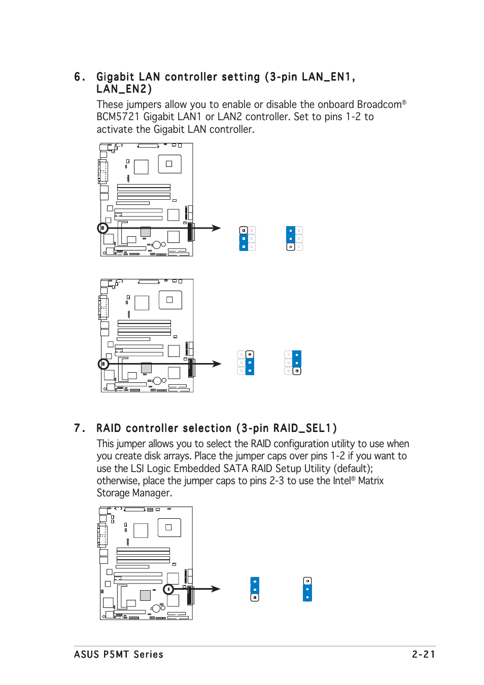 Matrix storage manager | Asus P5MT User Manual | Page 41 / 176