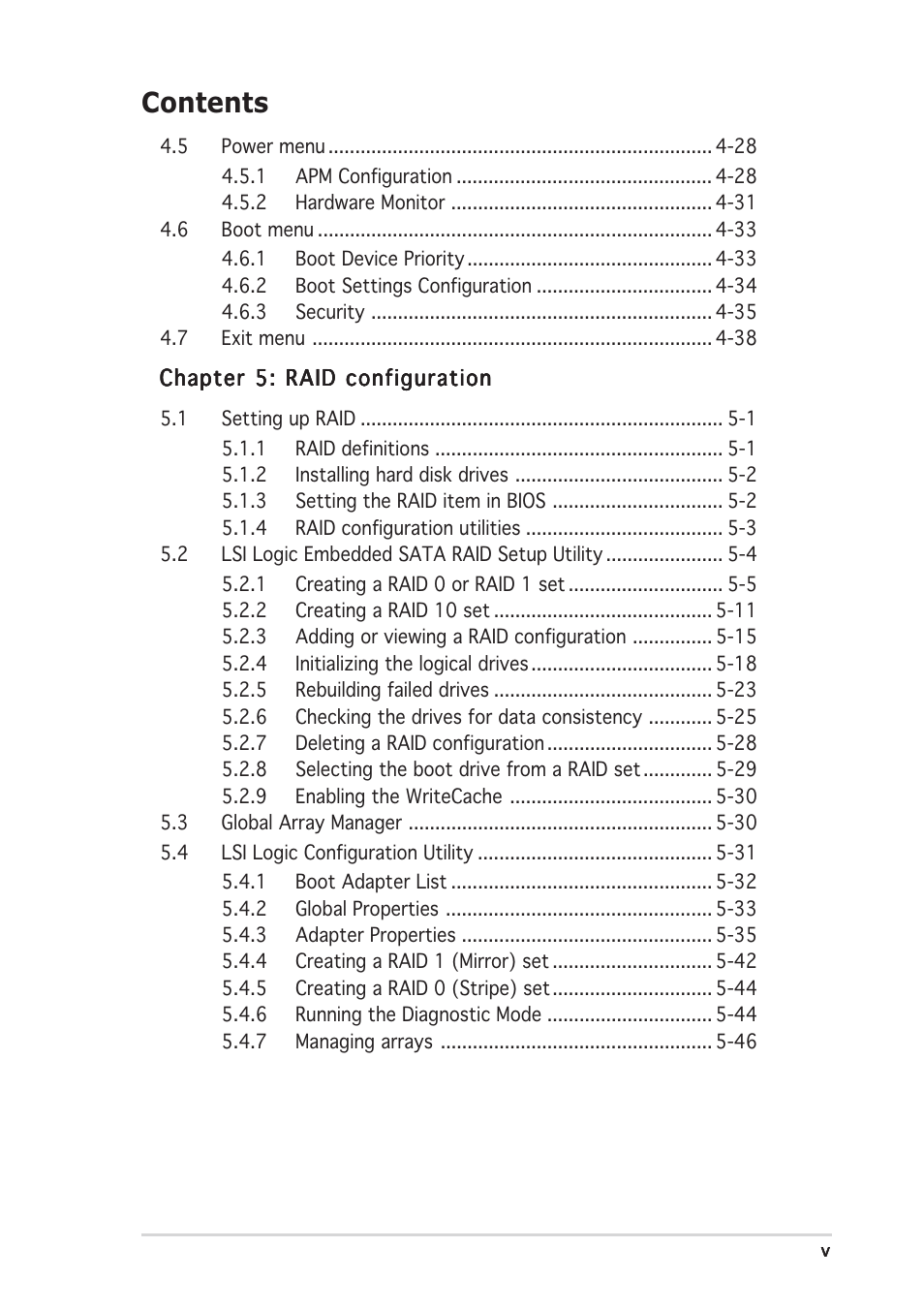 Asus P5MT User Manual | Page 5 / 176