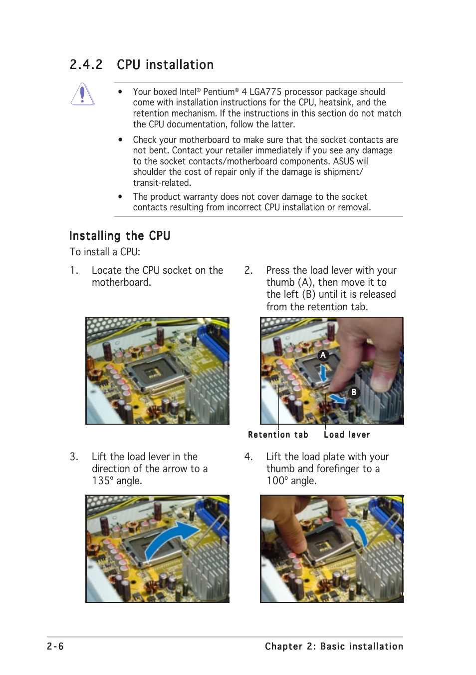 Installing the cpu | Asus Pundit-PH3 User Manual | Page 22 / 94