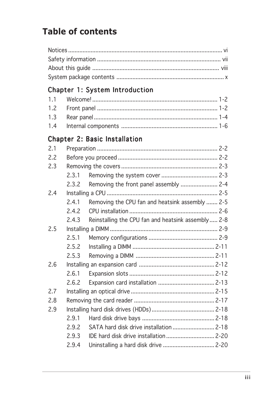 Asus Pundit-PH3 User Manual | Page 3 / 94