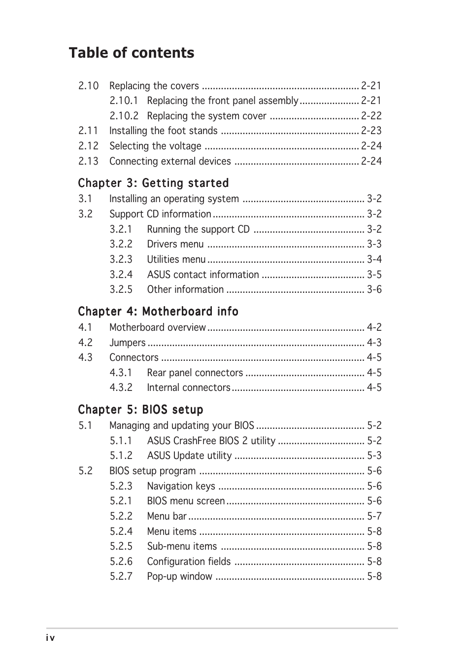 Asus Pundit-PH3 User Manual | Page 4 / 94