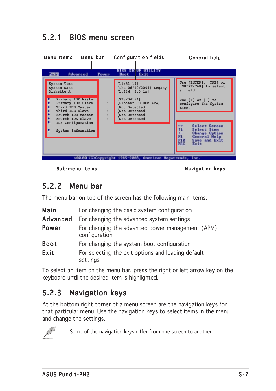 2 menu bar menu bar menu bar menu bar menu bar | Asus Pundit-PH3 User Manual | Page 67 / 94