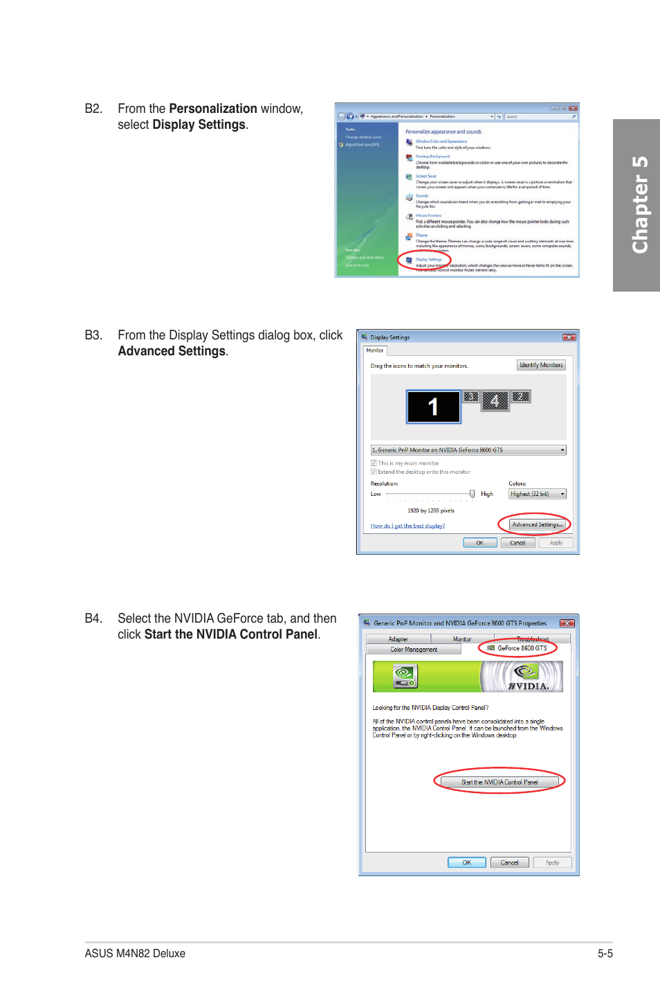 Chapter 5 | Asus M4N82 Deluxe User Manual | Page 125 / 128