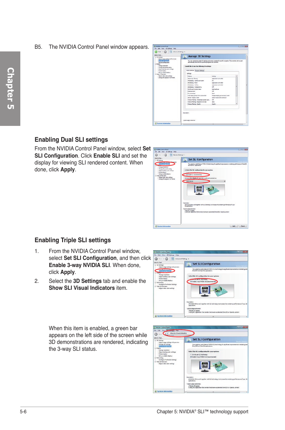 Chapter 5 | Asus M4N82 Deluxe User Manual | Page 126 / 128