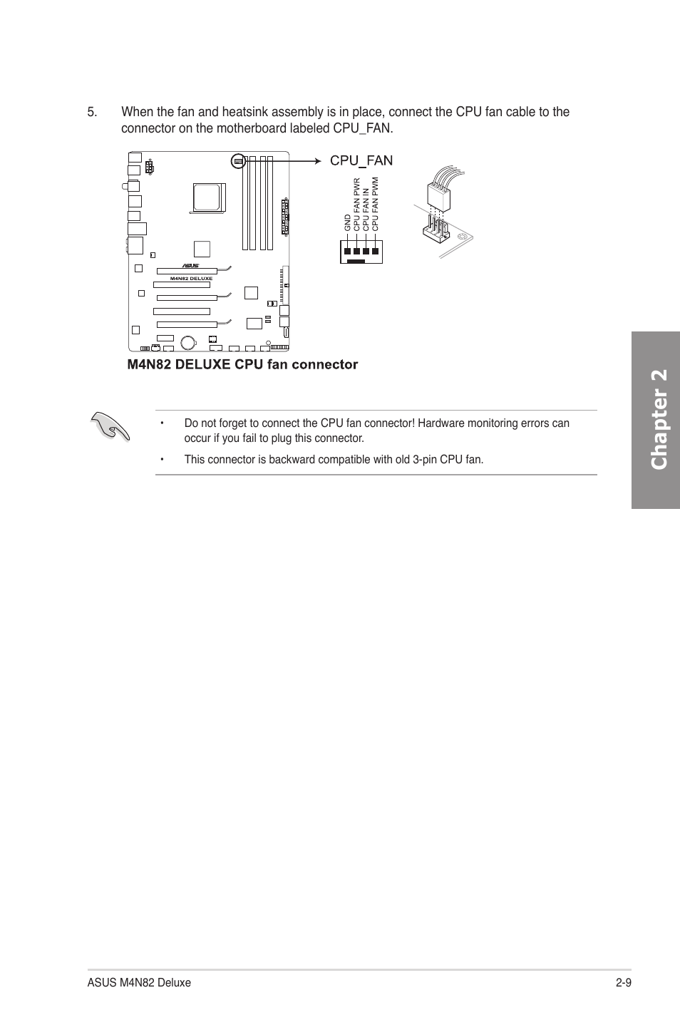 Chapter 2 | Asus M4N82 Deluxe User Manual | Page 29 / 128