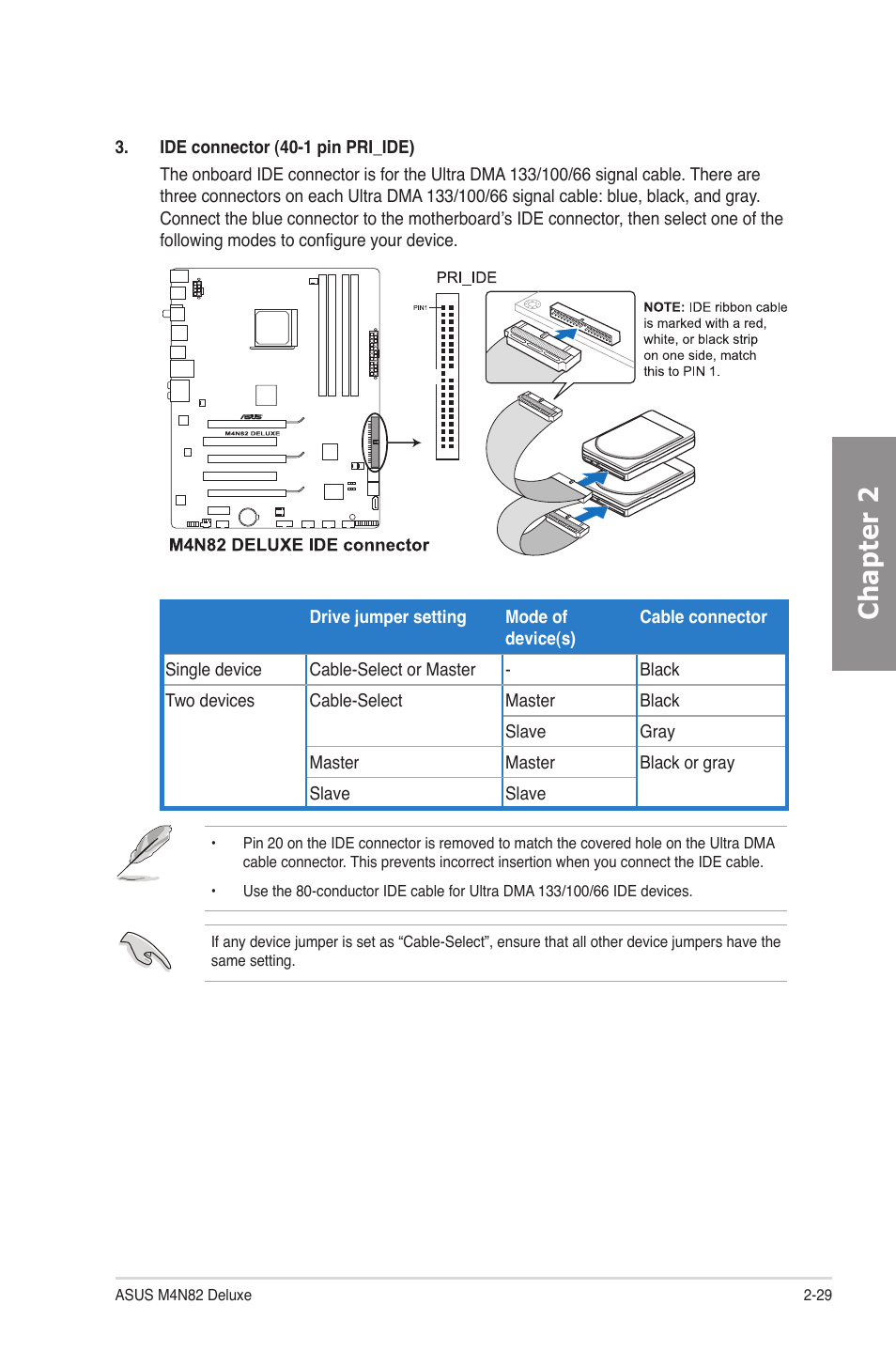 Chapter 2 | Asus M4N82 Deluxe User Manual | Page 49 / 128