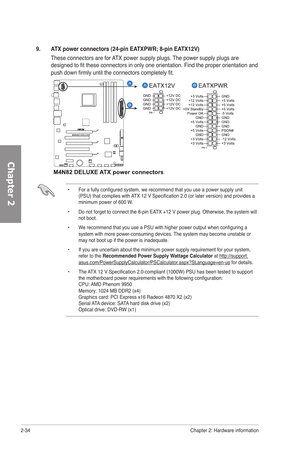 Chapter 2 | Asus M4N82 Deluxe User Manual | Page 54 / 128
