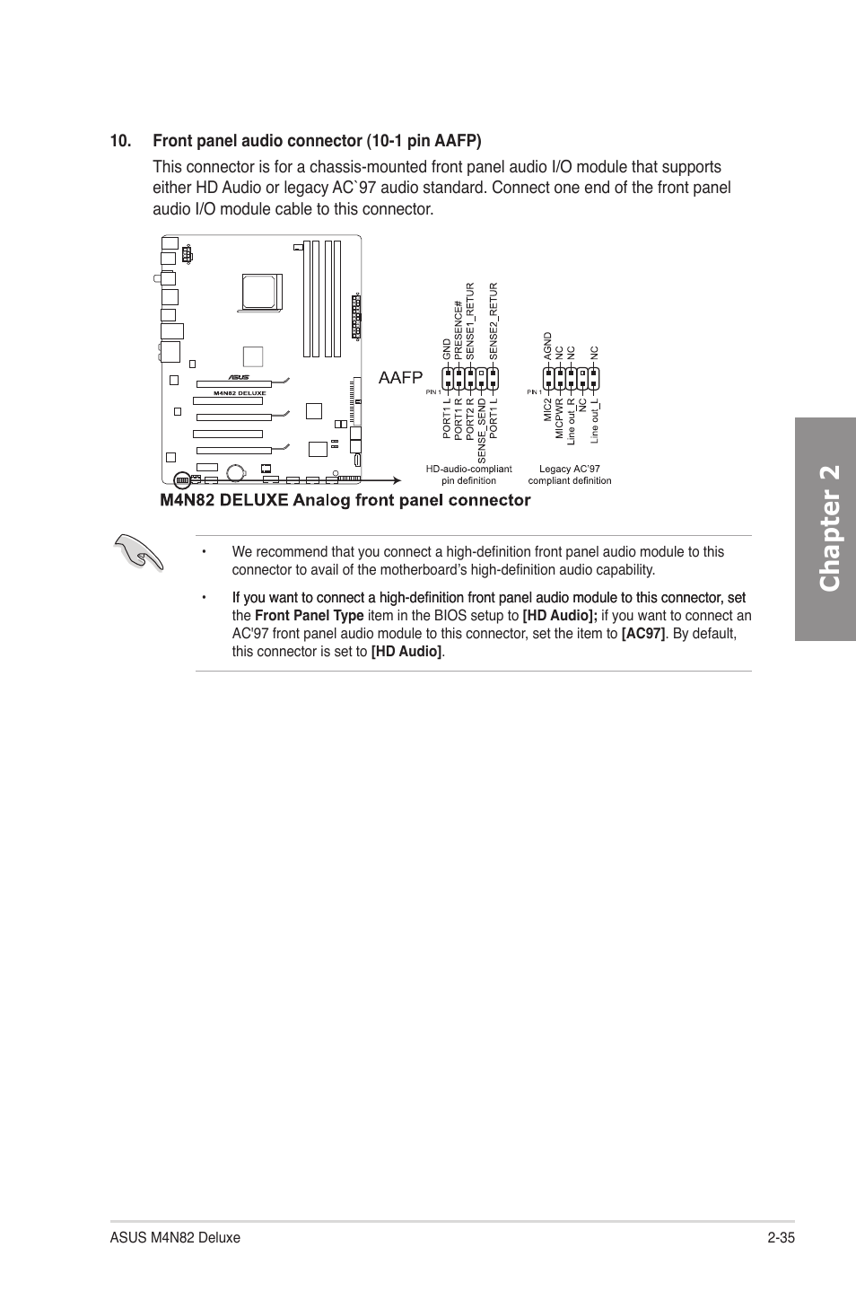 Chapter 2 | Asus M4N82 Deluxe User Manual | Page 55 / 128