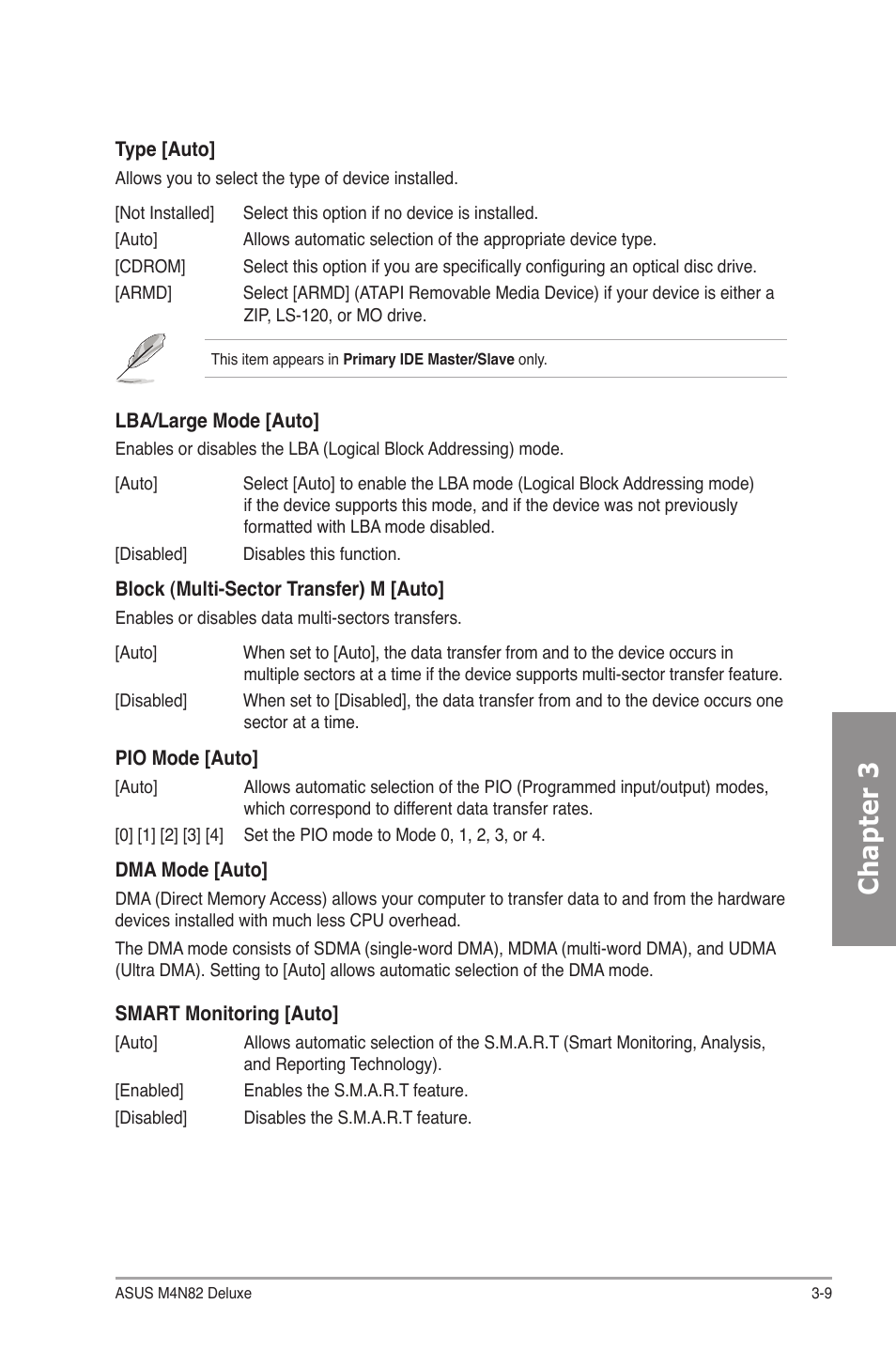 Chapter 3 | Asus M4N82 Deluxe User Manual | Page 69 / 128