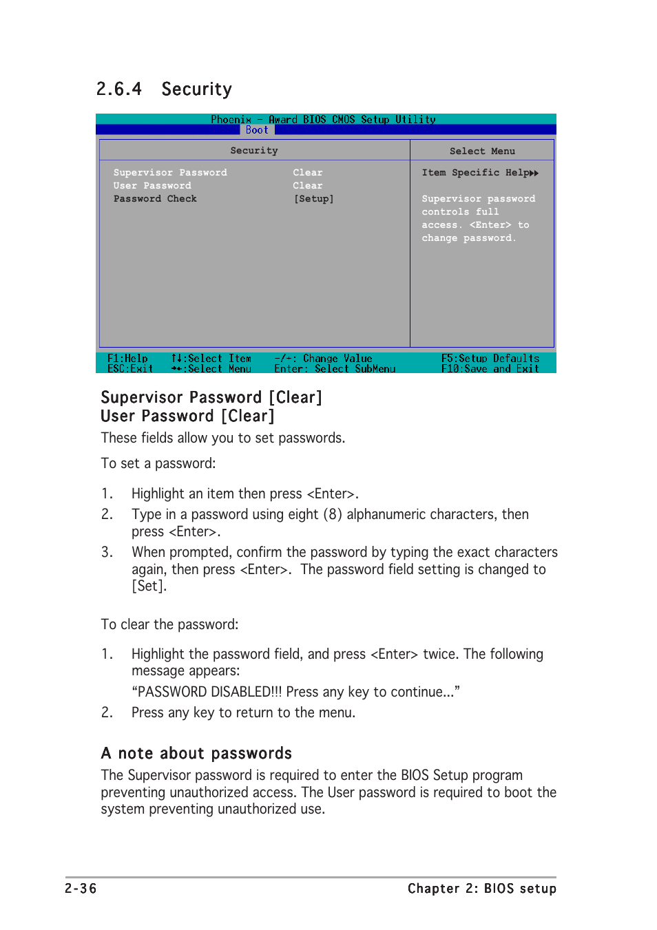 4 security security security security security | Asus A8N-SLI User Manual | Page 72 / 74