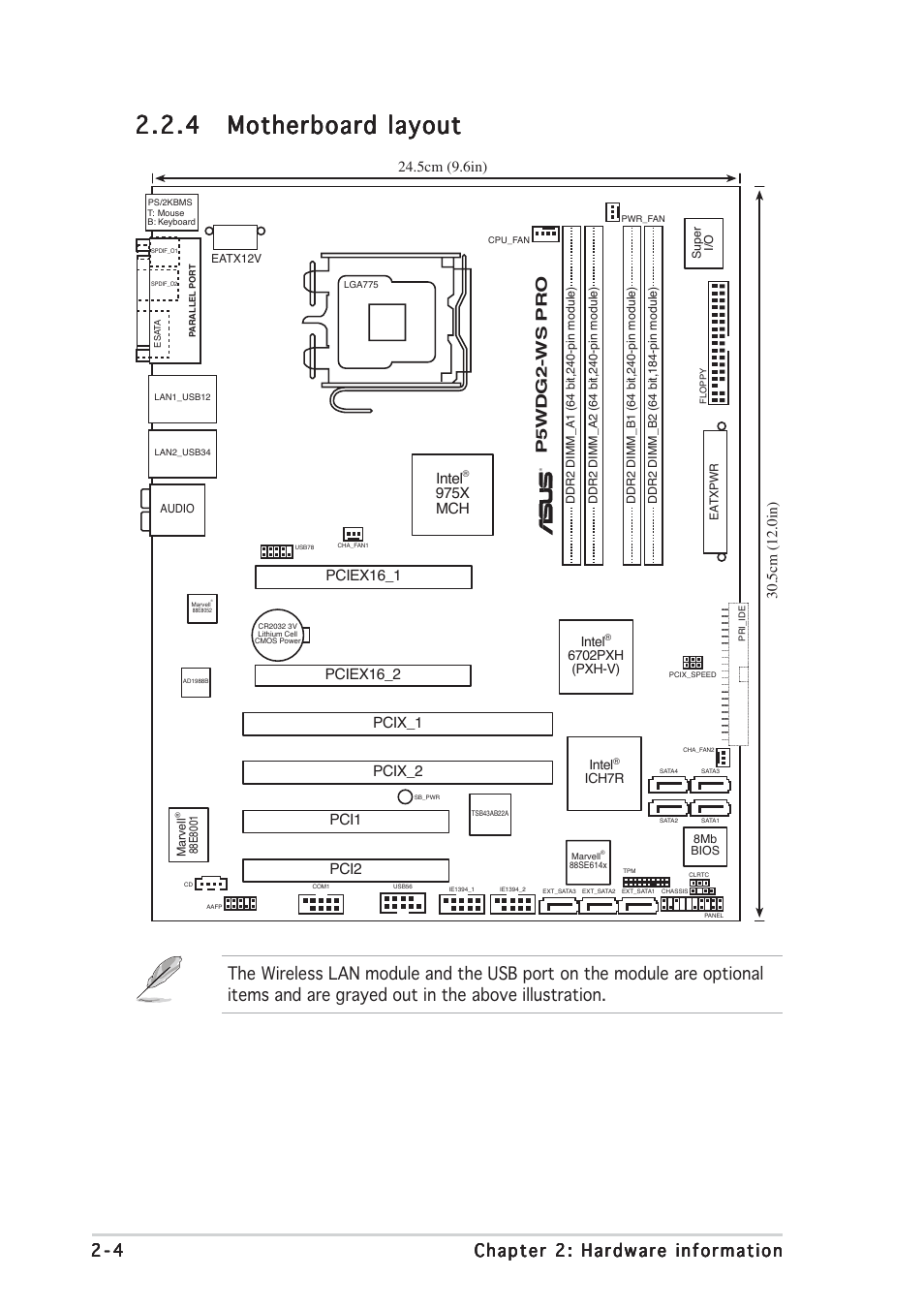 Asus P5WDG2 WS Professional User Manual | Page 30 / 172