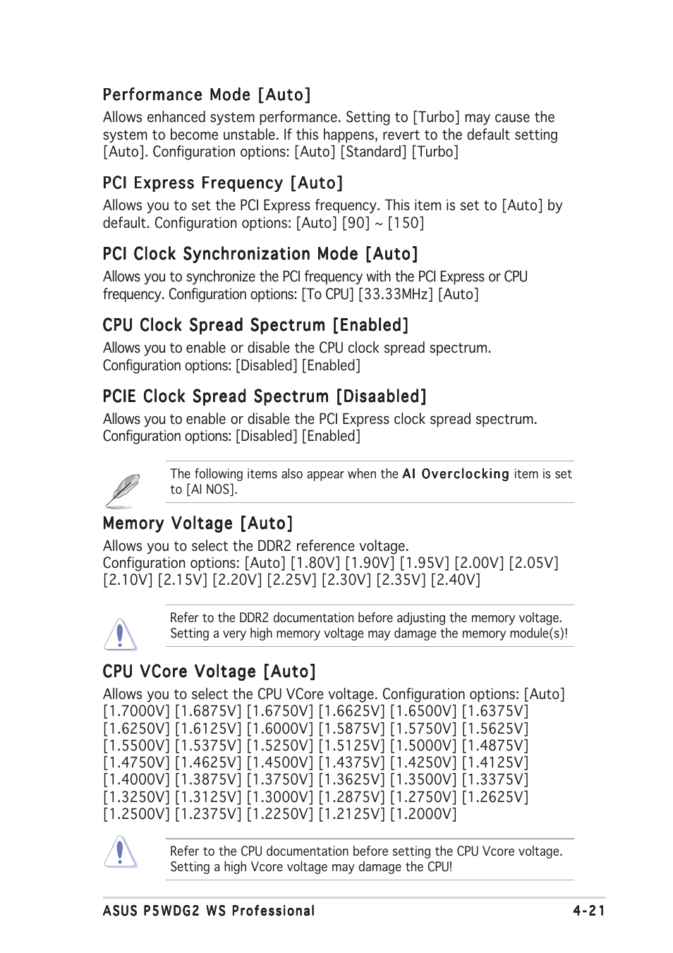 Asus P5WDG2 WS Professional User Manual | Page 97 / 172