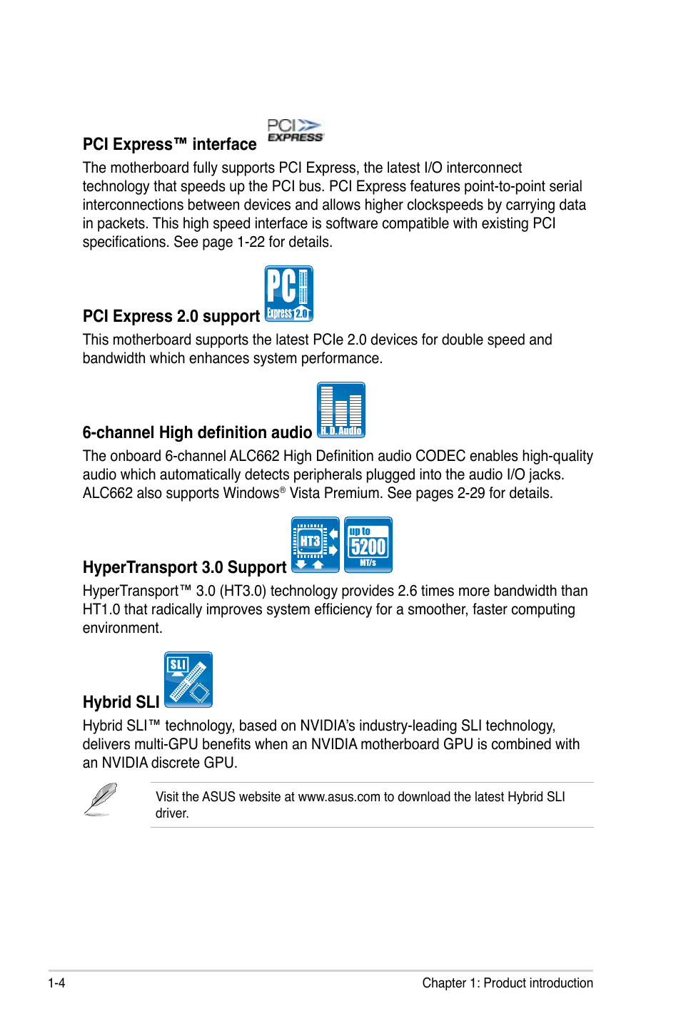 Asus M3N78-AM User Manual | Page 16 / 102