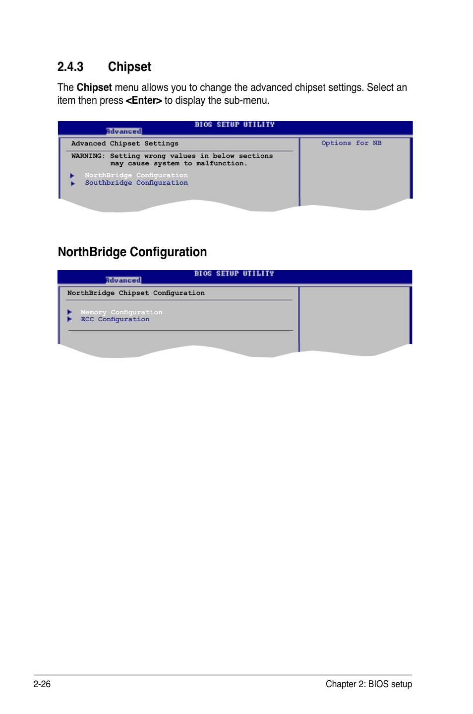 3 chipset, Chipset -26, Northbridge configuration | Asus M3N78-AM User Manual | Page 72 / 102