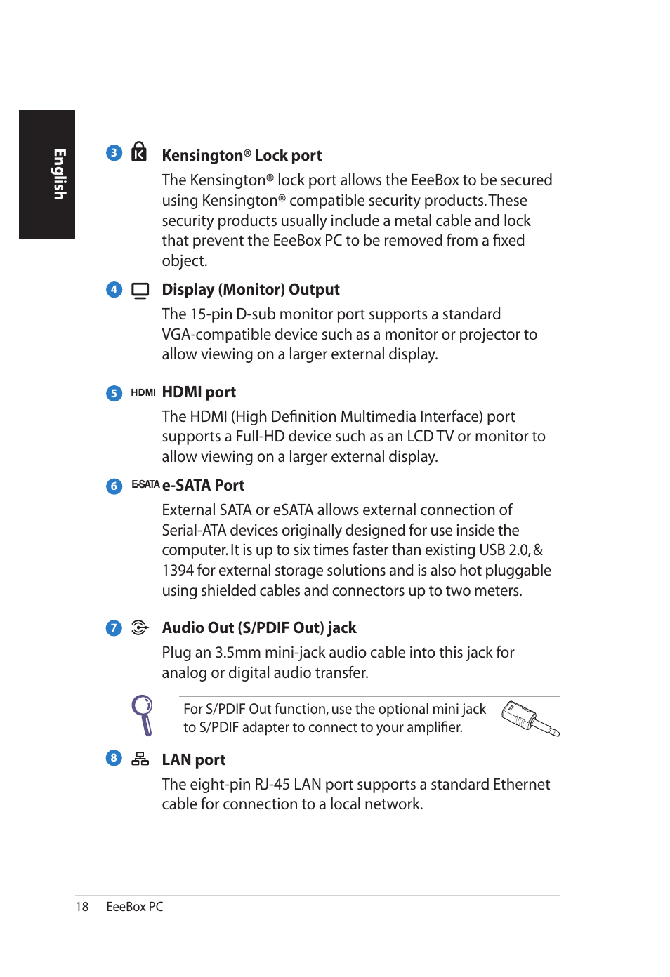 Asus EB1501U User Manual | Page 18 / 46