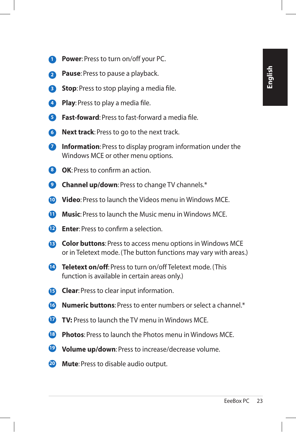 Asus EB1501U User Manual | Page 23 / 46