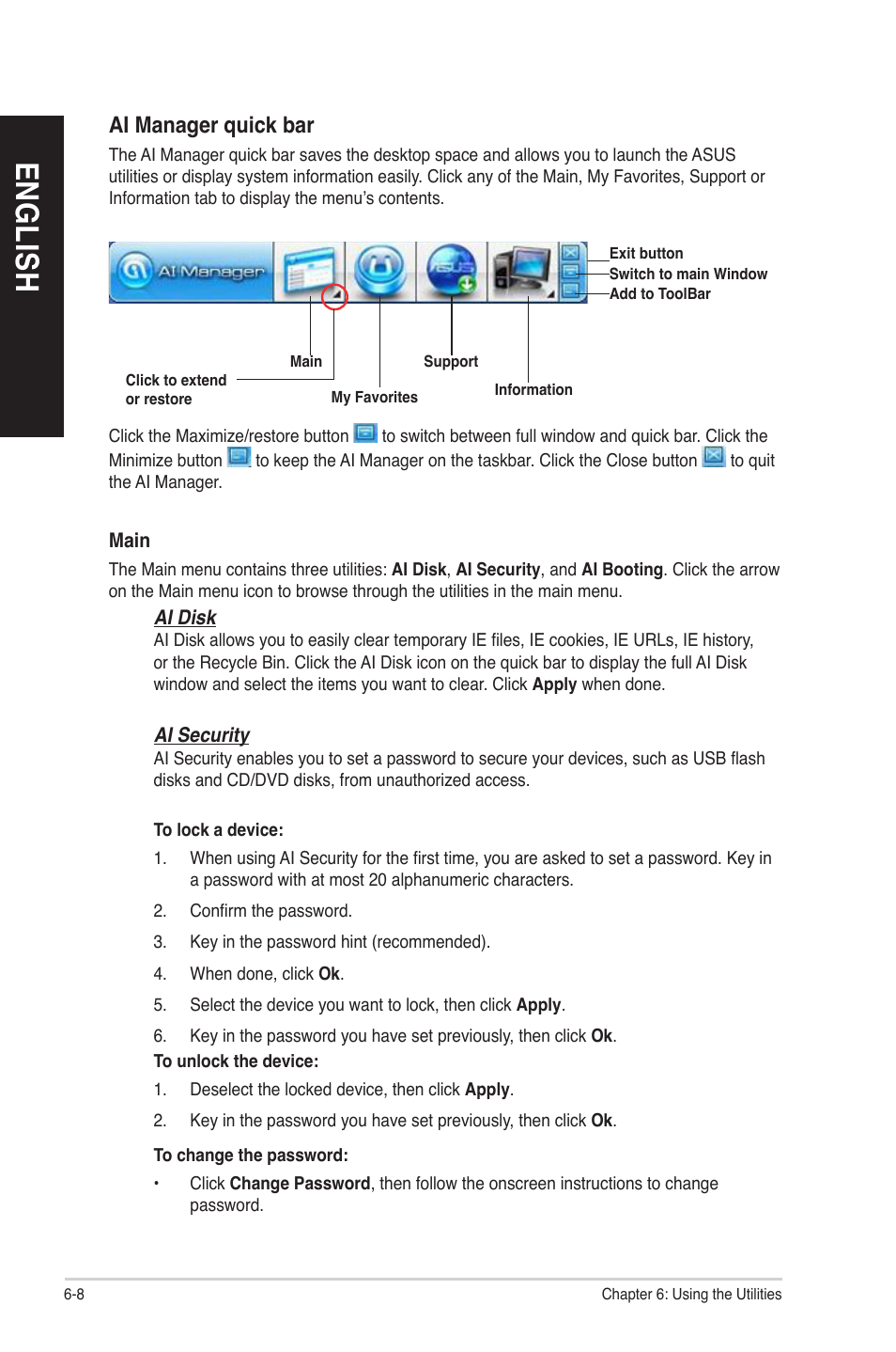 En g lis h en g li sh en g lis h en g li sh | Asus BT6130 User Manual | Page 44 / 54