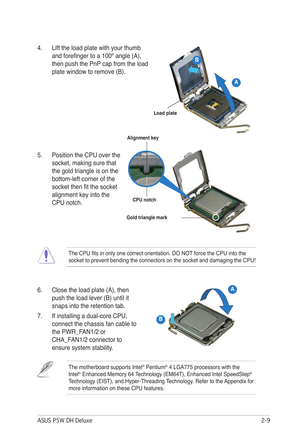 Asus P5W DH Deluxe User Manual | Page 37 / 212