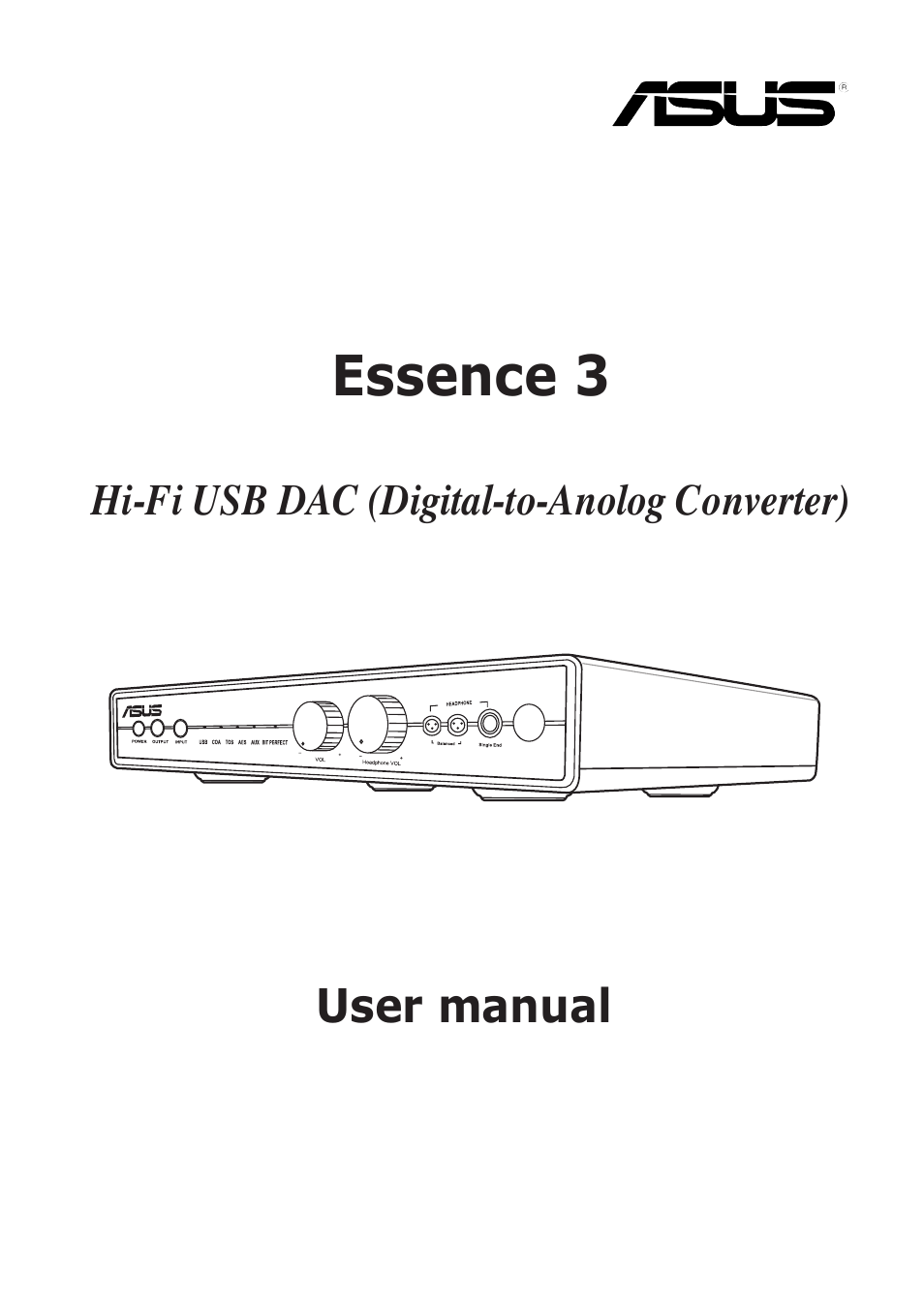 Asus Essence III User Manual | 18 pages