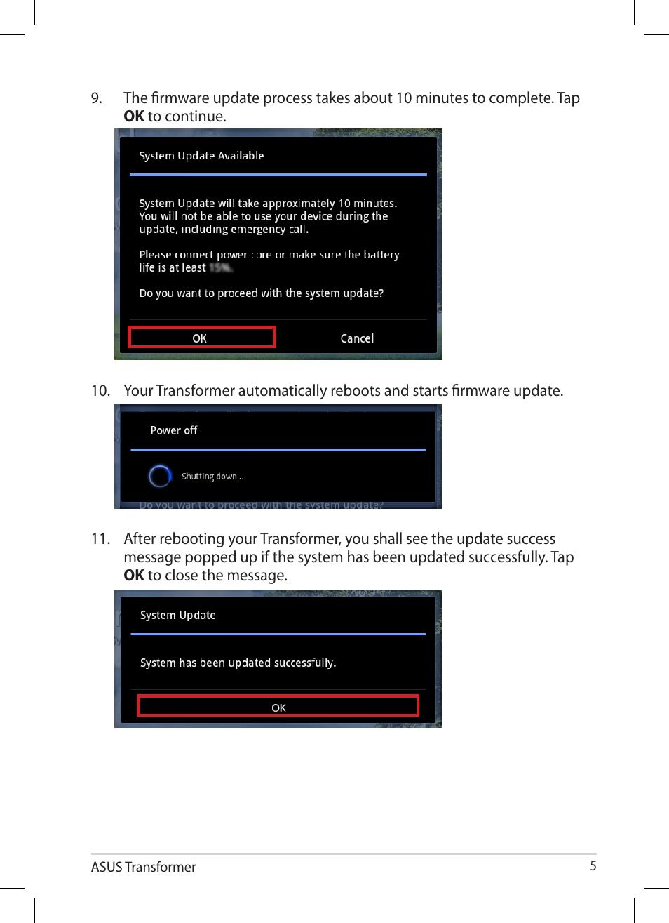 Asus Eee Pad Transformer TF101 User Manual | Page 5 / 6