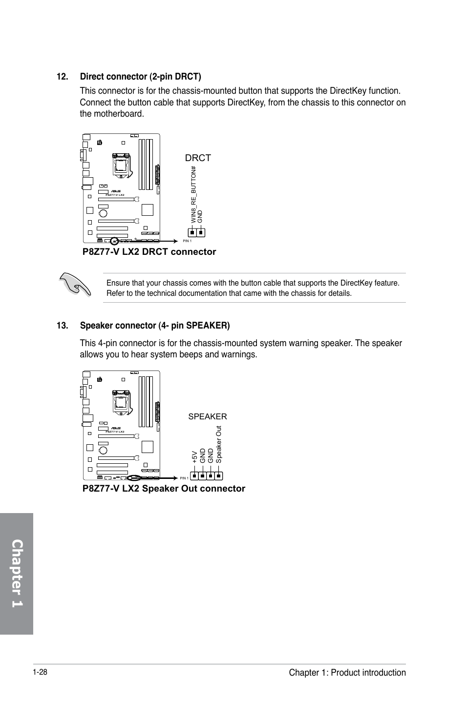 Chapter 1 | Asus P8Z77-V LX2 User Manual | Page 42 / 156