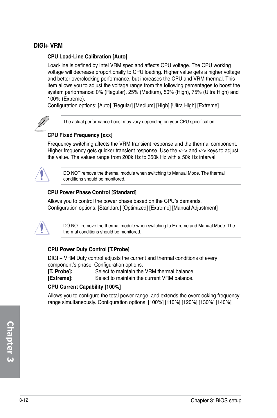 Chapter 3 | Asus P8Z77-V LX2 User Manual | Page 70 / 156