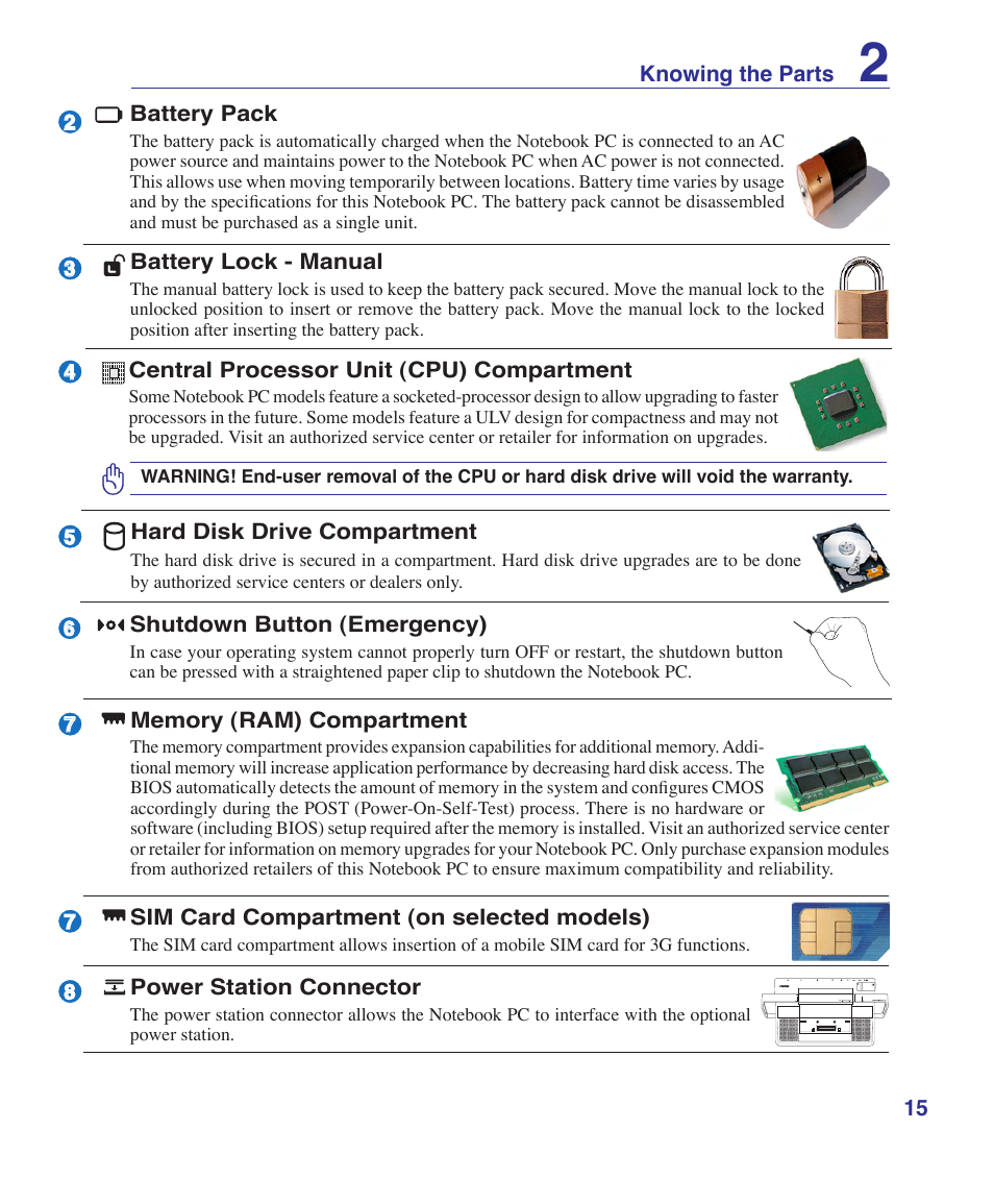 Asus V2Je User Manual | Page 15 / 97