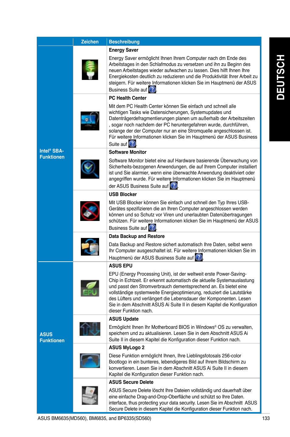 De ut sc h de ut sc h | Asus BP6335 User Manual | Page 135 / 510